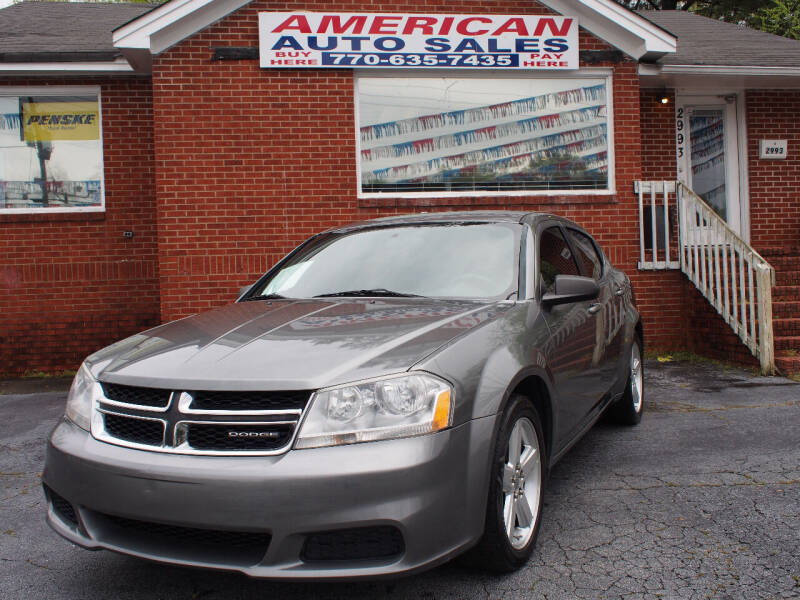 2012 Dodge Avenger for sale at AMERICAN AUTO SALES LLC in Austell GA