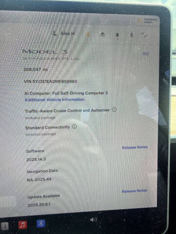 2021 Tesla Model 3 Standard Range Plus