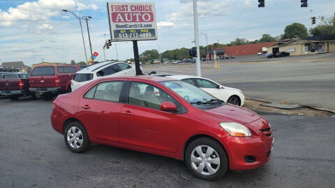 2007 Toyota Yaris for sale at FIRST CHOICE AUTO Inc in Middletown OH