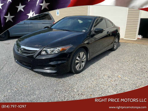 2012 Honda Accord for sale at Right Price Motors LLC in Cranberry PA