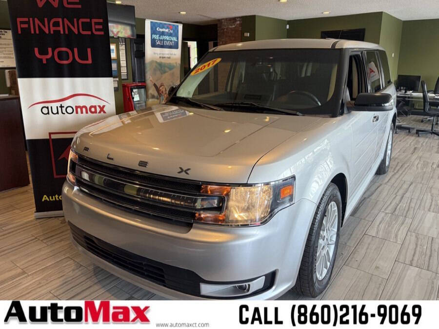 Silver 2017 Ford Flex SEL AWD SEL 4dr Crossover 1