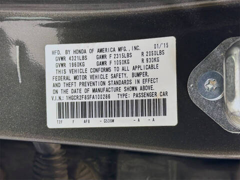 2015 Honda Accord EX-L