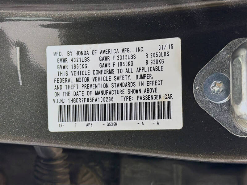 2015 Honda Accord EX-L