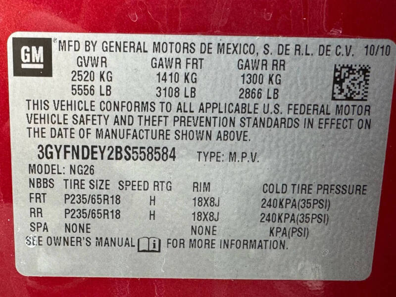 2011 Cadillac SRX Luxury Collection