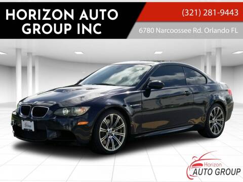 2011 BMW M3 for sale at HORIZON AUTO GROUP INC in Orlando FL