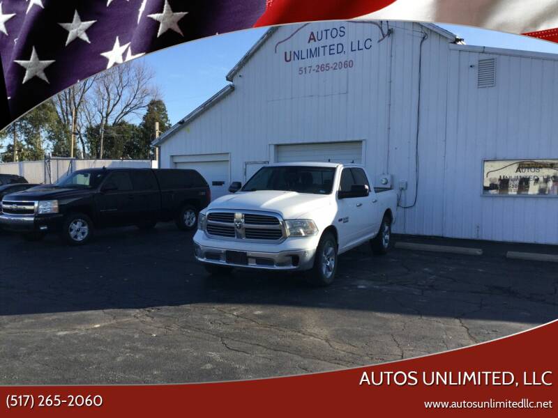 2016 RAM Ram Pickup 1500 for sale at Autos Unlimited, LLC in Adrian MI
