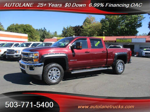 2016 Chevrolet Silverado 3500HD for sale at AUTOLANE in Portland OR