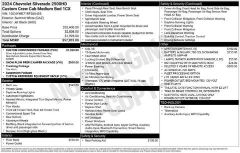2024 Chevrolet Silverado 2500HD