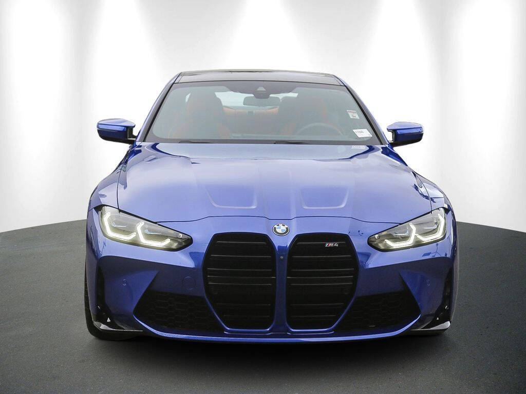 Portimao Blue Metallic 2024 BMW M4 Base 2dr Coupe 2