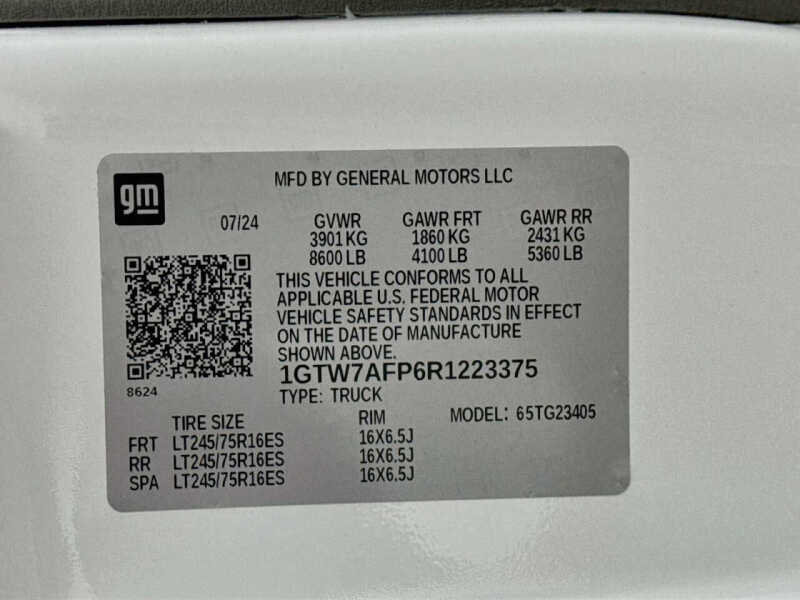 2024 GMC Savana 2500