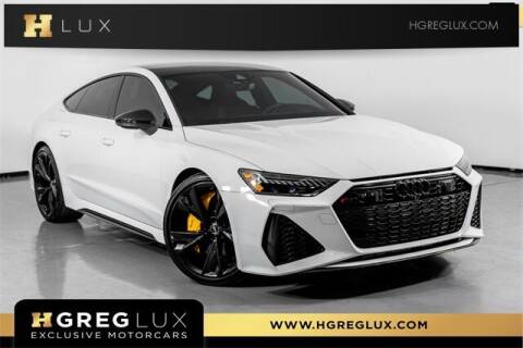 2021 Audi RS 7 for sale at HGREG LUX EXCLUSIVE MOTORCARS in Pompano Beach FL