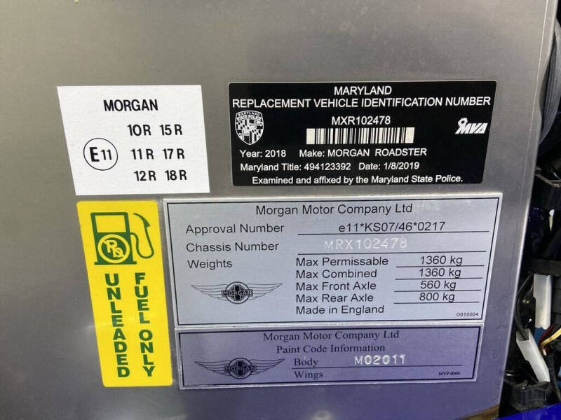 2018 Morgan Roadster