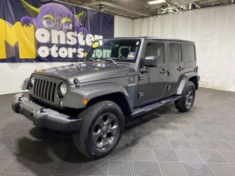 2017 Jeep Wrangler Unlimited for sale at Monster Motors in Michigan Center MI