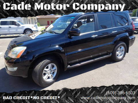 2008 Lexus GX 470 for sale at Cade Motor Company in Lawrence Township NJ