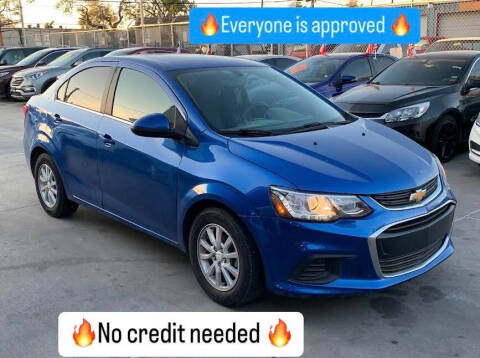 2019 Chevrolet Sonic for sale at Hispanos Cars 4 Less by Cadena Motors, Inc. in Houston TX