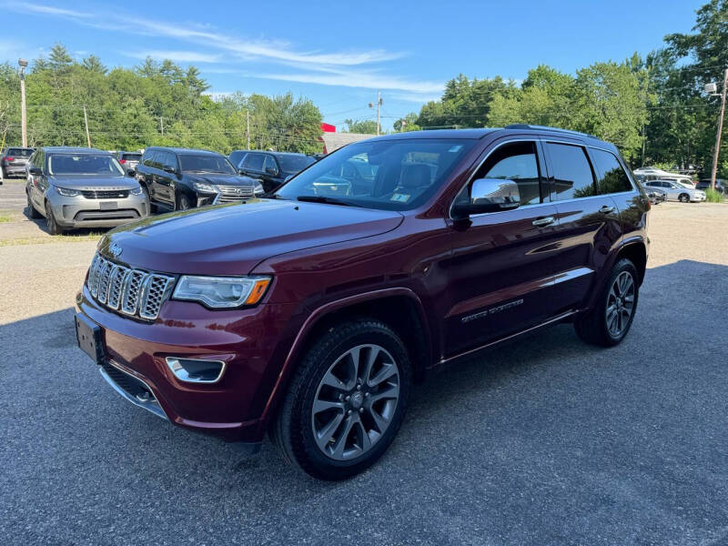 Used 2018 Jeep Grand Cherokee Overland with VIN 1C4RJFCG9JC109234 for sale in Kingston, NH