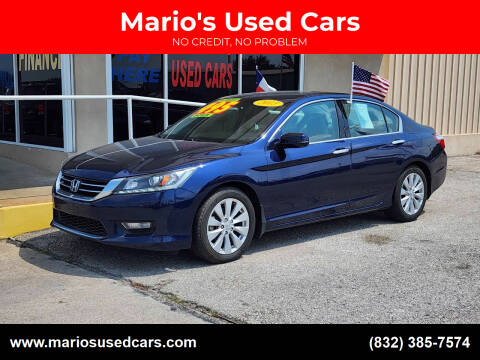 2013 Honda Accord for sale at Mario's Used Cars in Houston TX