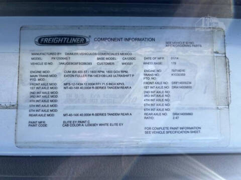 2015 Freightliner Cascadia