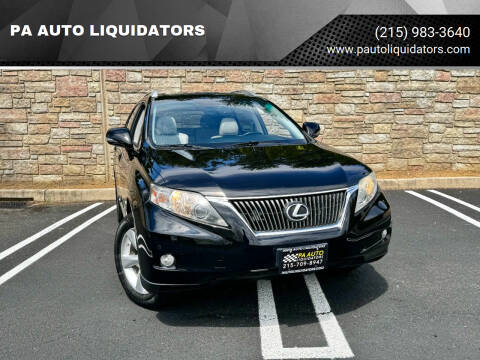 2011 Lexus RX 350 for sale at PA AUTO LIQUIDATORS in Huntingdon Valley PA