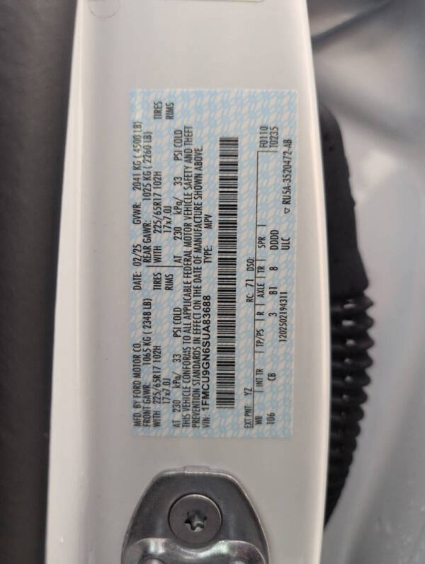 2025 Ford Escape Active