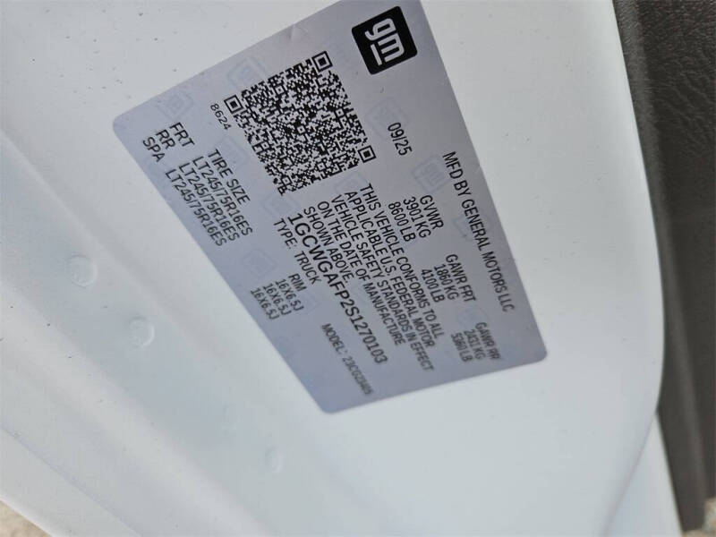 2025 Chevrolet Express 2500