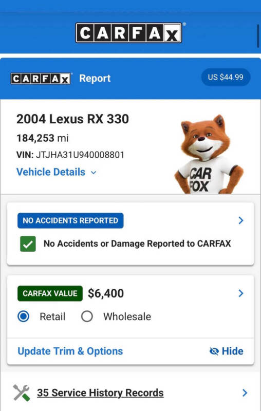2004 Lexus RX 330