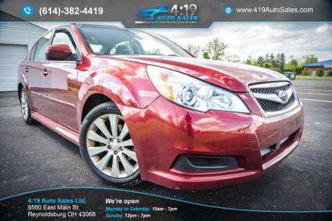 2011 Subaru Legacy for sale at 4:19 Auto Sales LTD in Reynoldsburg OH