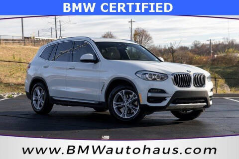 2021 BMW X3 for sale at Autohaus Group of St. Louis MO - 3015 South Hanley Road Lot in Saint Louis MO