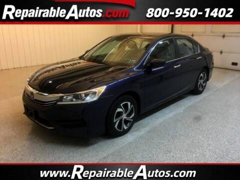 2016 Honda Accord for sale at Ken's Auto in Strasburg ND