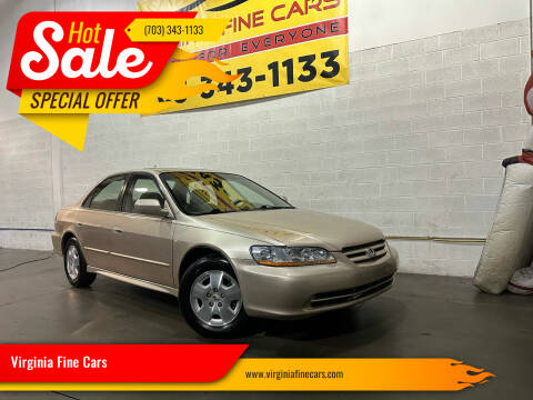 2002 Honda Accord for sale at Virginia Fine Cars in Chantilly VA