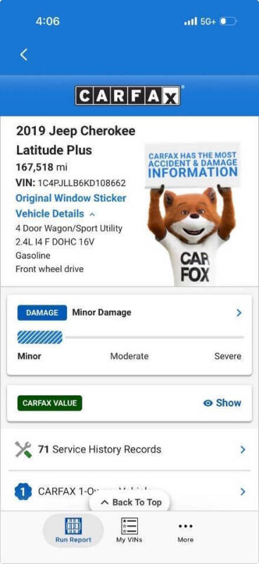 2019 Jeep Cherokee Latitude Plus