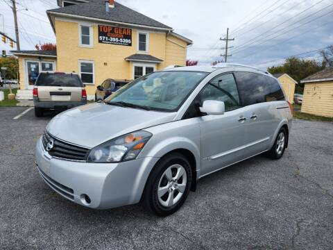 2008 Nissan Quest for sale at Top Gear Motors in Winchester VA
