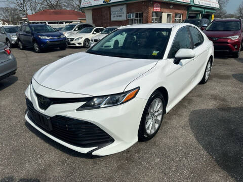 2018 Toyota Camry for sale at American Best Auto Sales in Uniondale NY
