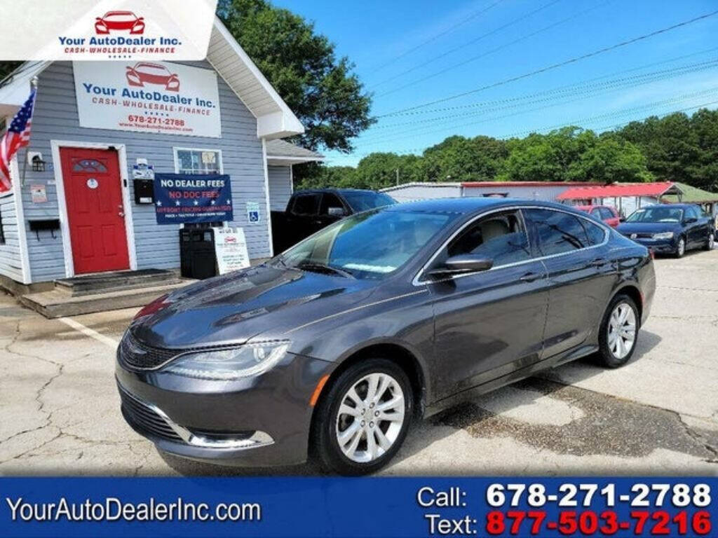 2015 Chrysler 200 for sale at Your Autodealer Inc in Mcdonough, GA