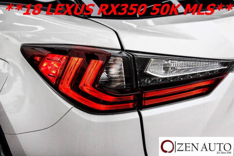 2018 Lexus RX 350