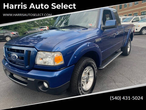 2011 Ford Ranger for sale at Harris Auto Select in Winchester VA