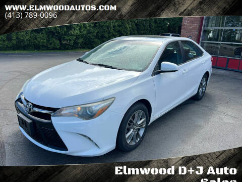 2016 Toyota Camry for sale at Elmwood D+J Auto Sales in Agawam MA