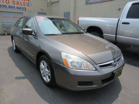 2007 Honda Accord for sale at Small Town Auto Sales in Hazleton PA