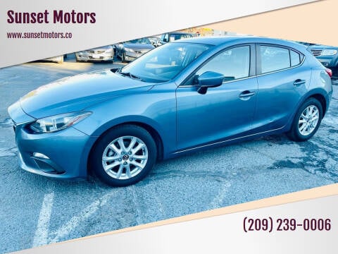 2014 Mazda MAZDA3 for sale at Sunset Motors in Manteca CA