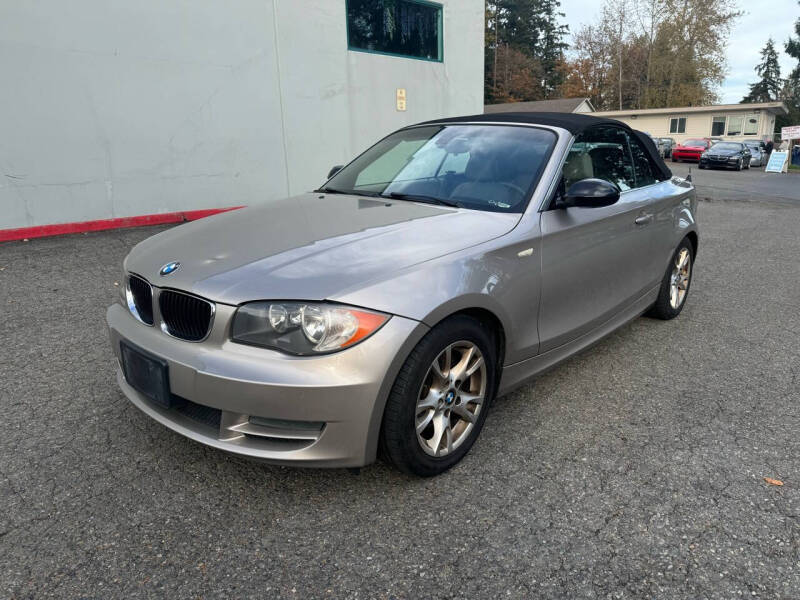 Used 2008 BMW 1 Series 128i with VIN WBAUN13588VH79839 for sale in Kirkland, WA