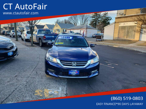 2013 Honda Accord for sale at CT AutoFair in West Hartford CT