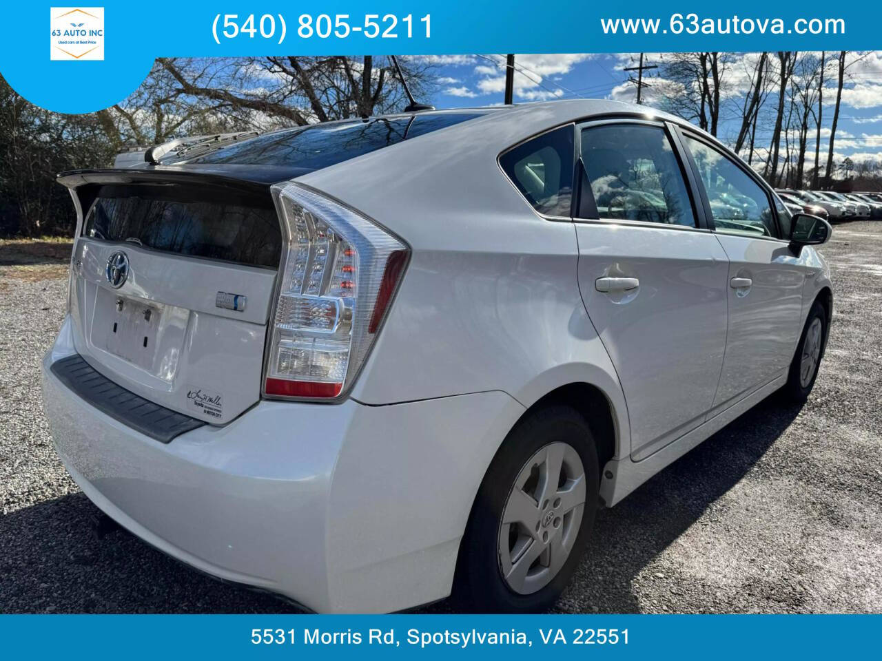 2010 Toyota Prius for sale at 63 Auto Inc in Spotsylvania, VA