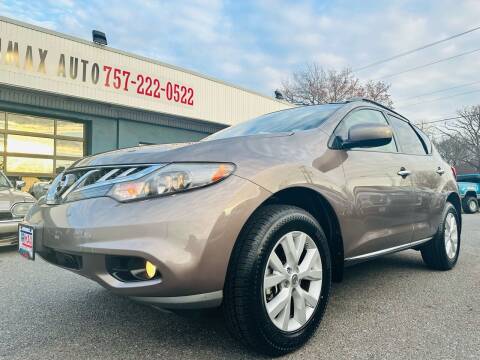 2012 Nissan Murano for sale at Trimax Auto Group in Norfolk VA