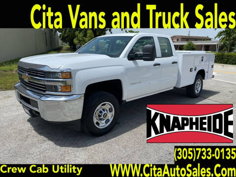 2015 CHEVROLET SILVERADO 2500 HD CHEW CAB UTILITY TRUCK for sale at Cita Auto Sales in Medley FL