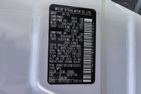 2025 Nissan Rogue Platinum