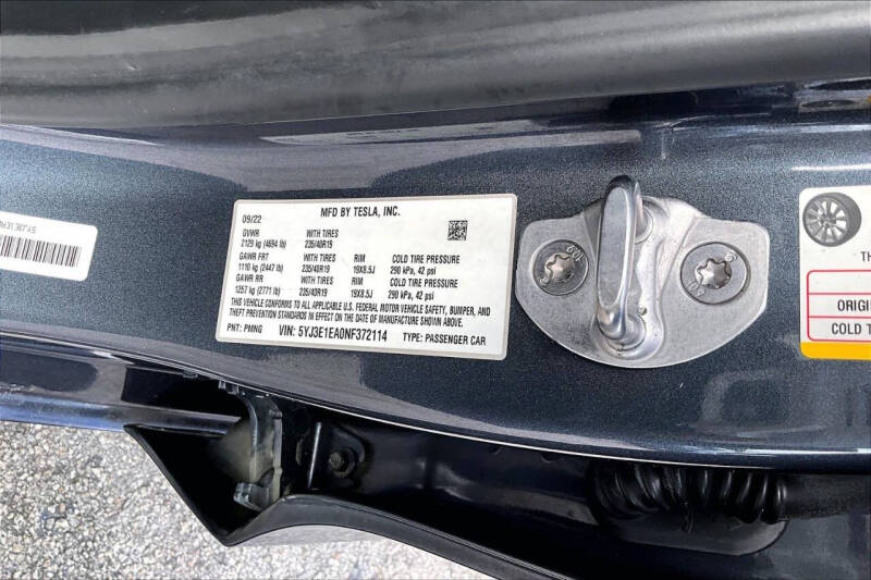 2022 Tesla Model 3
