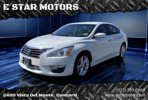 2013 Nissan Altima for sale at E STAR MOTORS in Concord CA