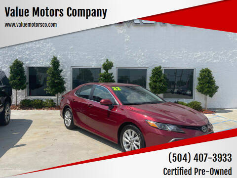 2022 Toyota Camry for sale at Value Motors Company in Marrero LA