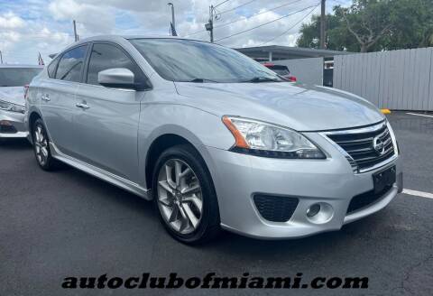 2014 Nissan Sentra for sale at AUTO CLUB OF MIAMI, INC in Miami FL