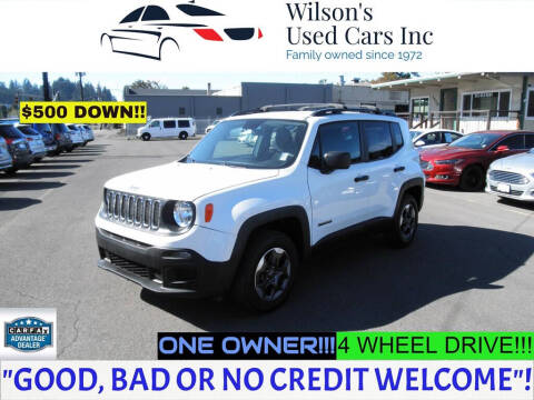 2017 Jeep Renegade for sale at Wilson's Used Cars Inc in Eugene OR